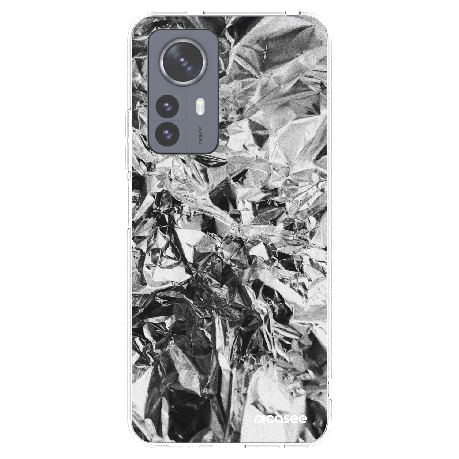 Picasee silikonový průhledný obal pro Xiaomi 12 Pro - Chrome