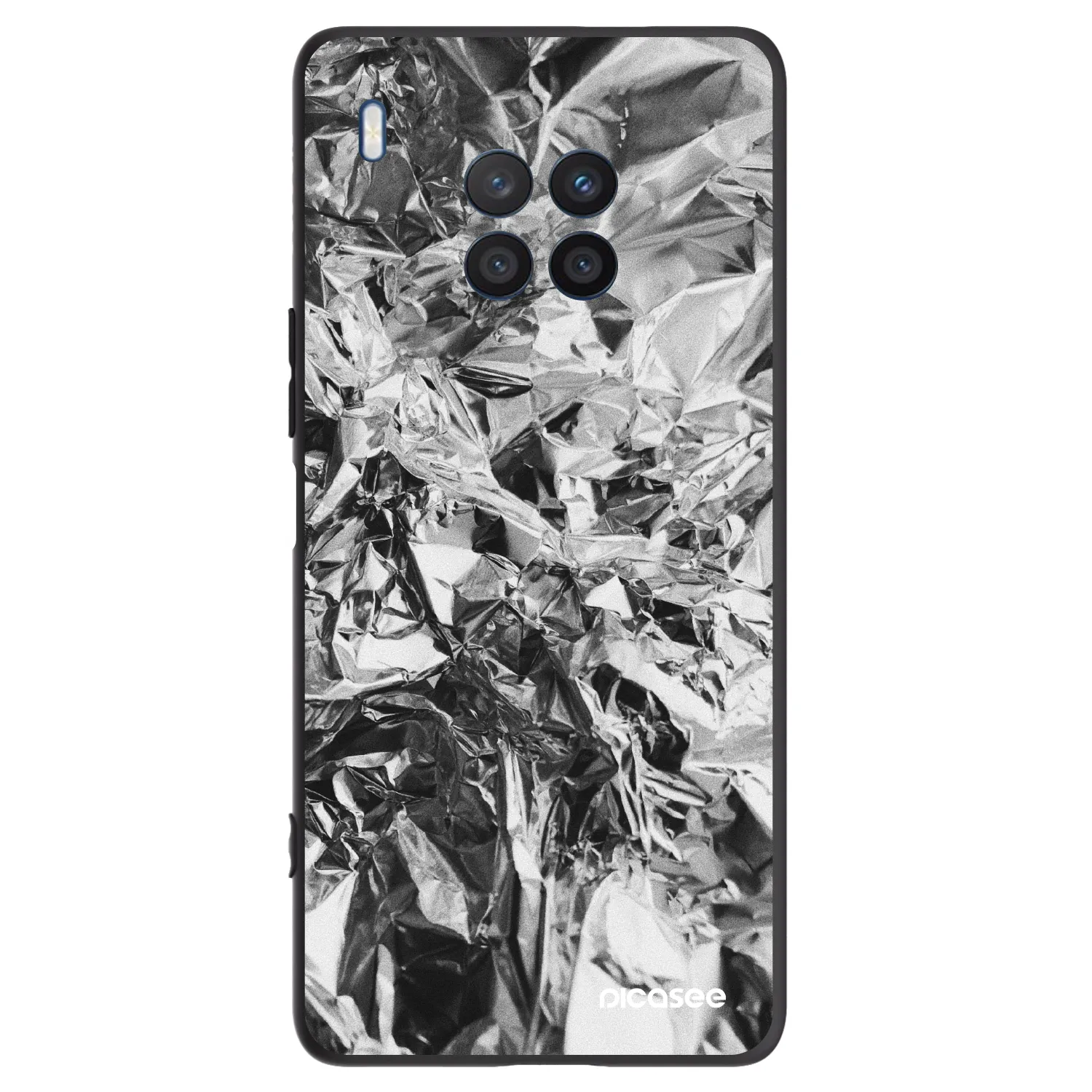 Picasee silikonový černý obal pro Honor 50 Lite - Chrome