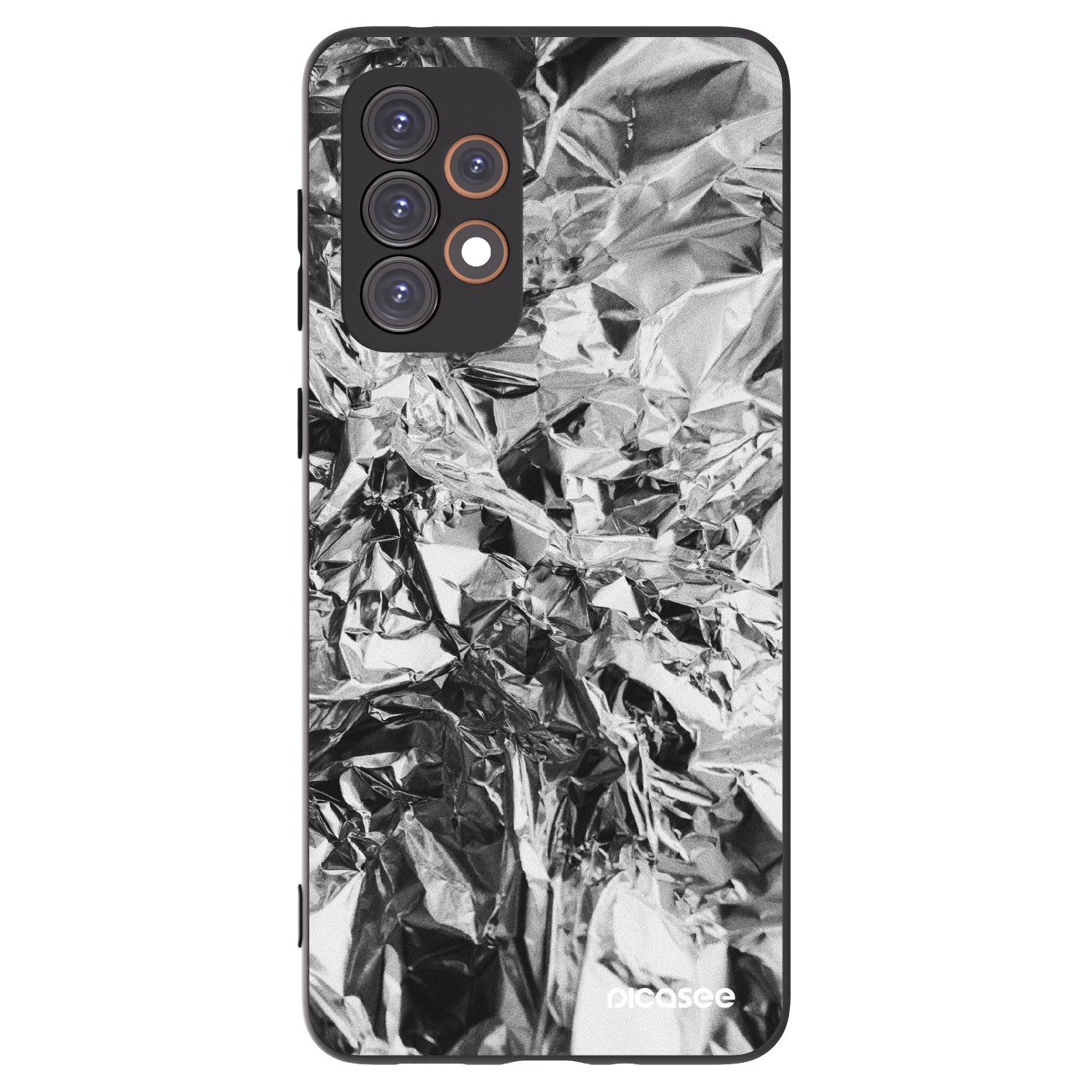 Picasee silikonový černý obal pro Samsung Galaxy A33 5G A336 - Chrome