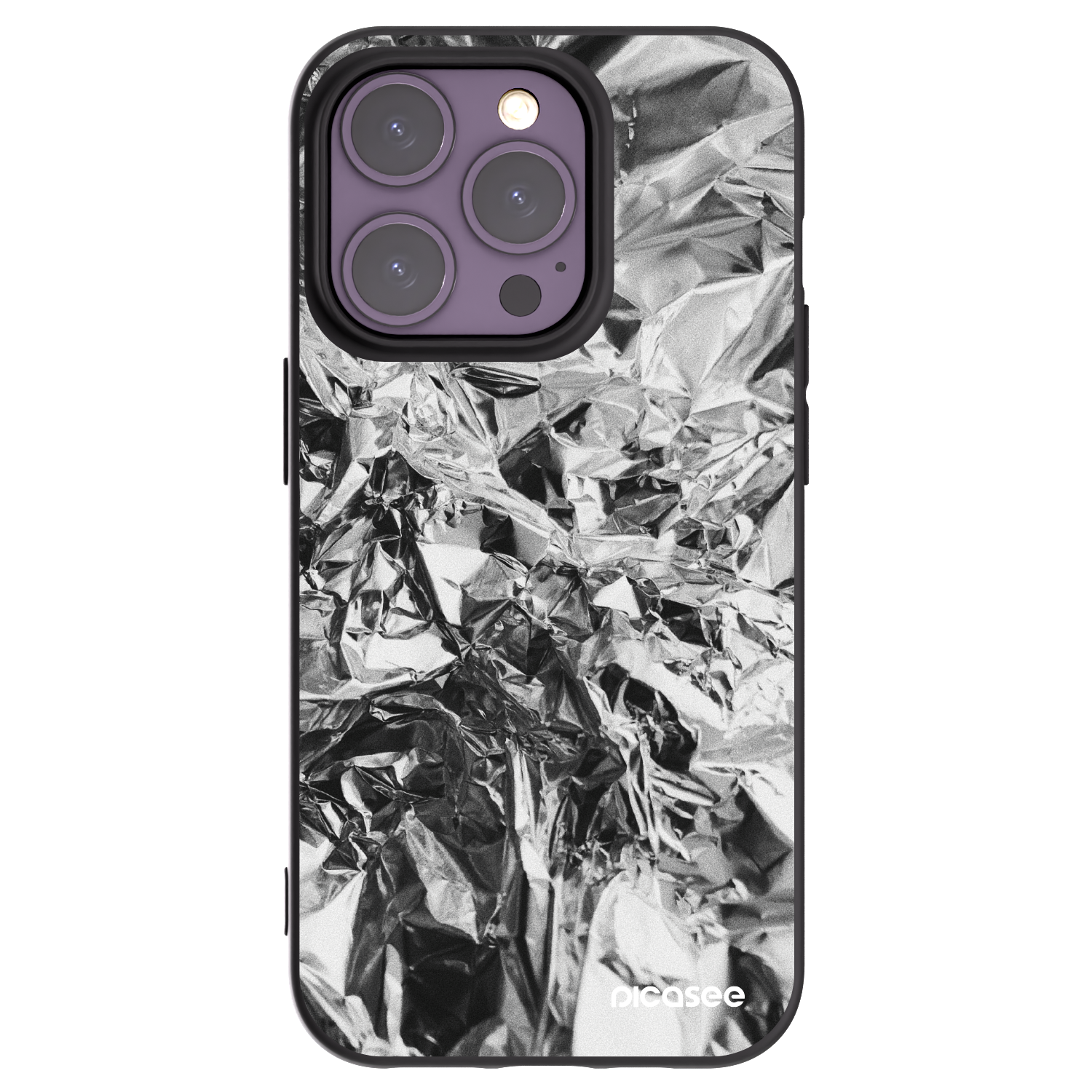 Picasee silikonový černý obal pro Apple iPhone 14 Pro - Chrome