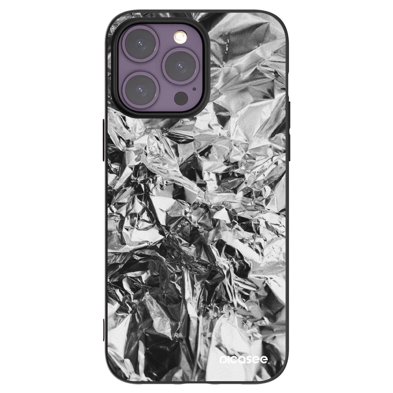 Picasee silikonový černý obal pro Apple iPhone 14 Pro Max - Chrome