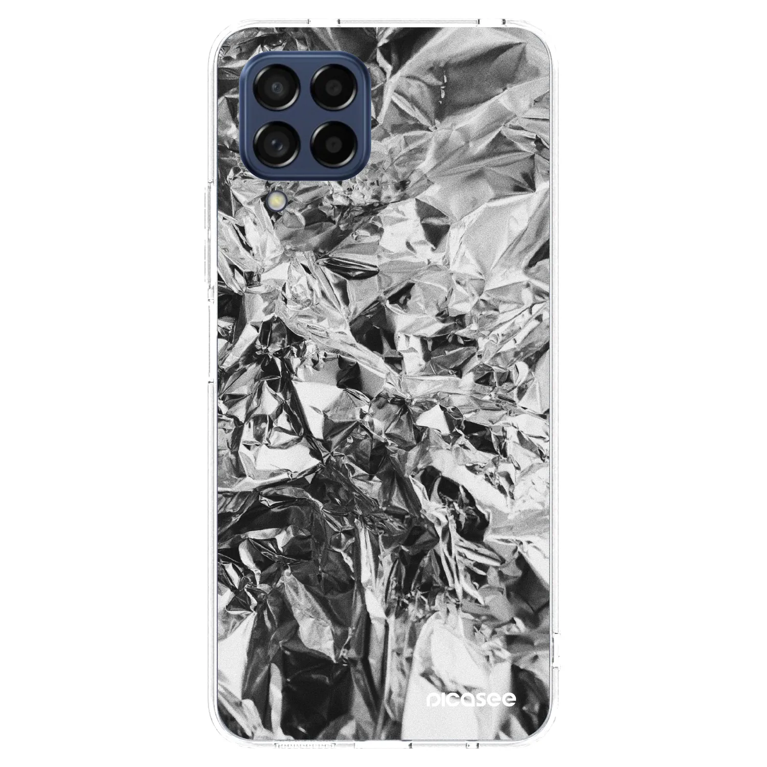 Picasee silikonový průhledný obal pro Samsung Galaxy M53 5G - Chrome