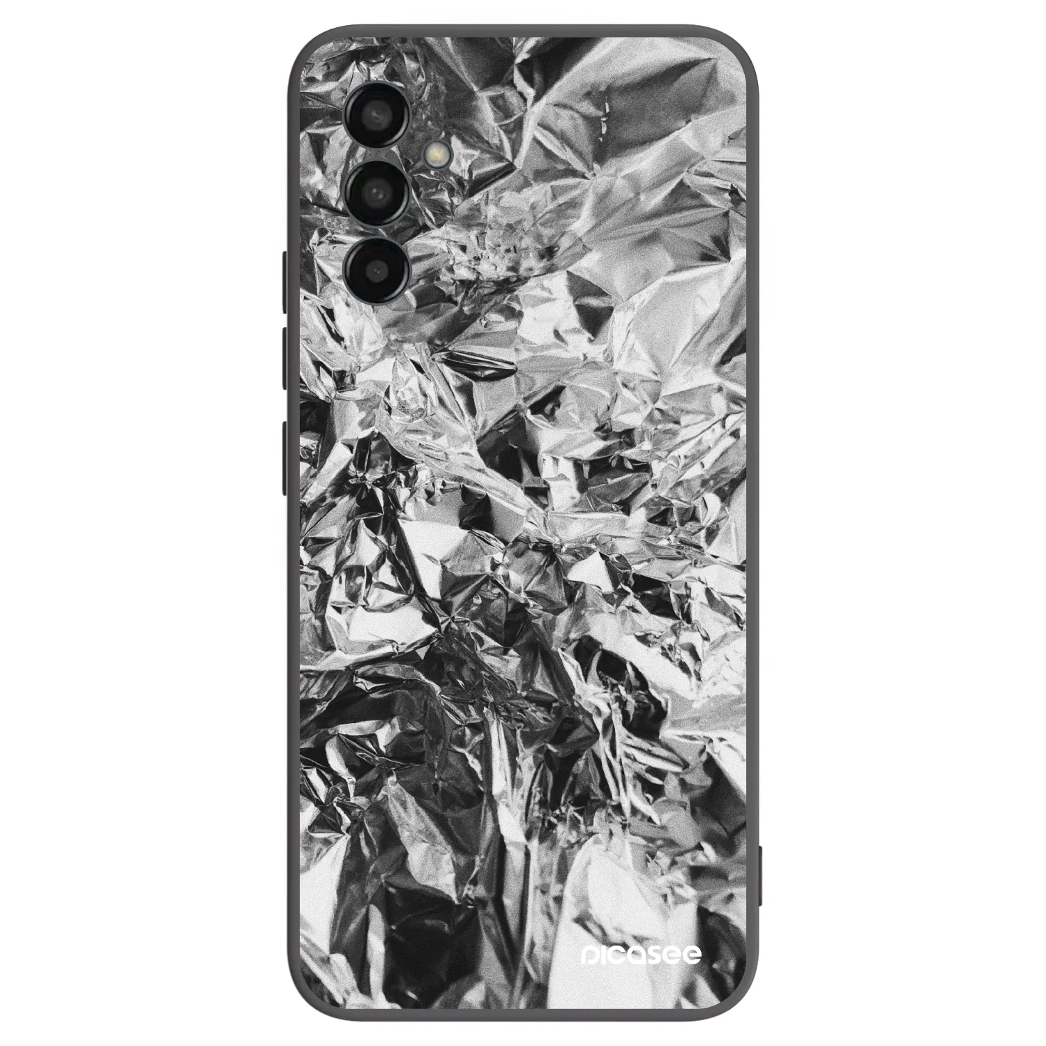 Picasee silikonový černý obal pro Samsung Galaxy M13 M135F - Chrome