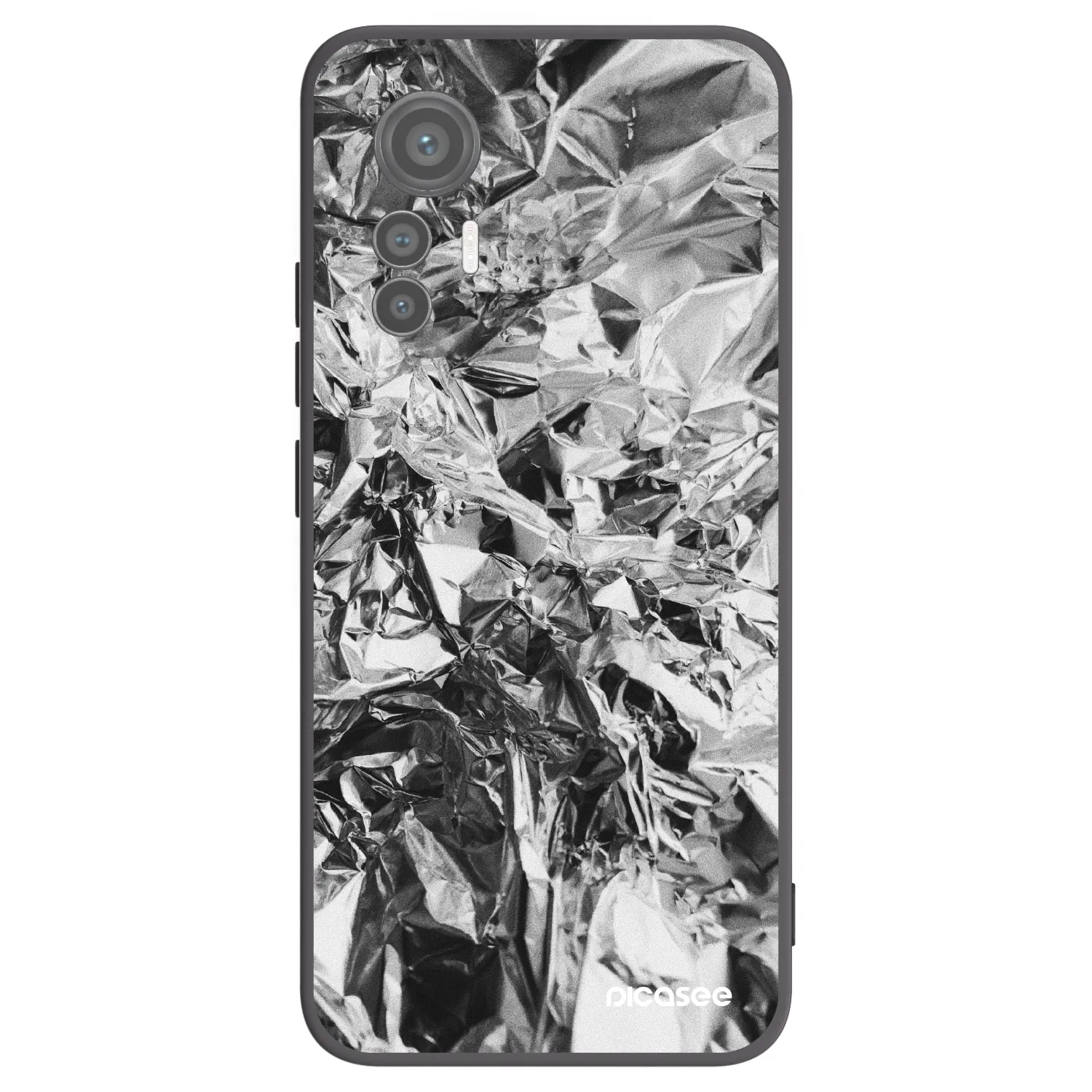Picasee silikonový černý obal pro Xiaomi 12 Lite - Chrome