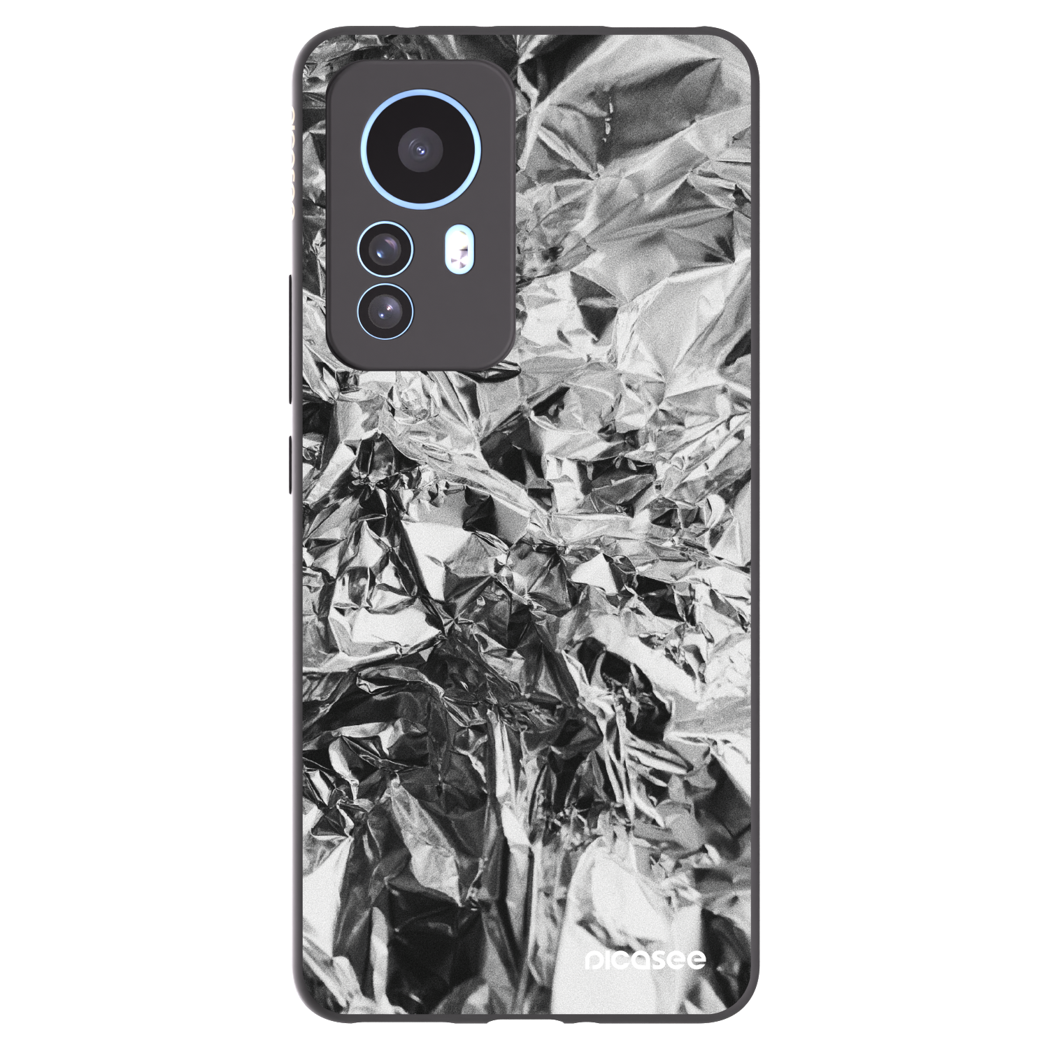 Picasee silikonový černý obal pro Xiaomi 12T - Chrome