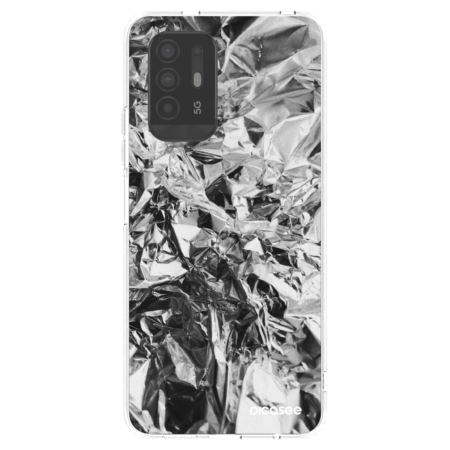 Picasee silikonový průhledný obal pro OPPO A94 5G - Chrome