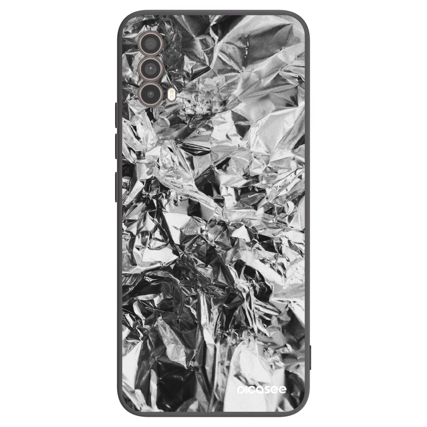 Picasee silikonový černý obal pro Motorola Moto E40 - Chrome