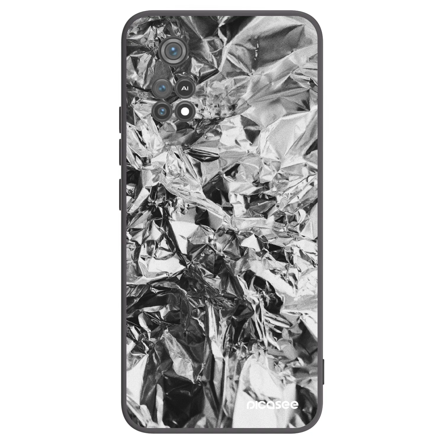 Picasee silikonový černý obal pro Xiaomi Poco M4 Pro - Chrome