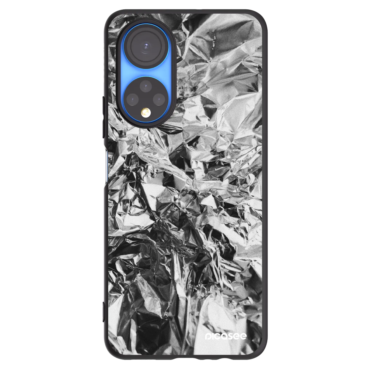 Picasee silikonový černý obal pro Honor X7 - Chrome