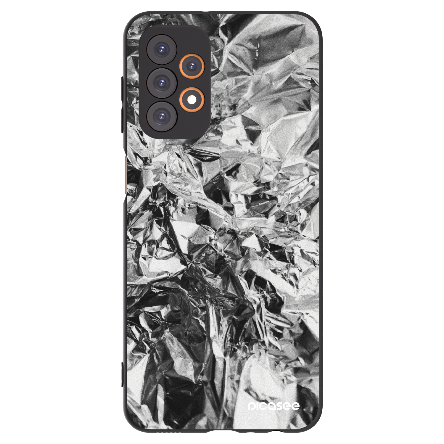 Picasee silikonový černý obal pro Samsung Galaxy A23 A236B 5G - Chrome