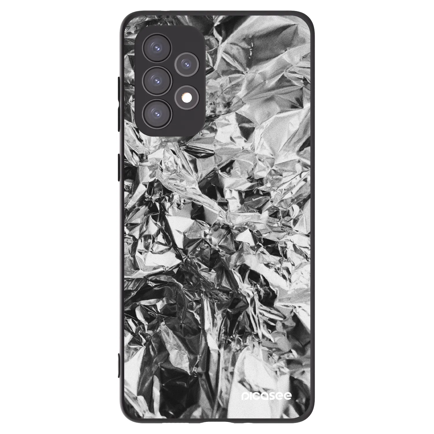 Picasee silikonový černý obal pro Samsung Galaxy A73 5G - Chrome