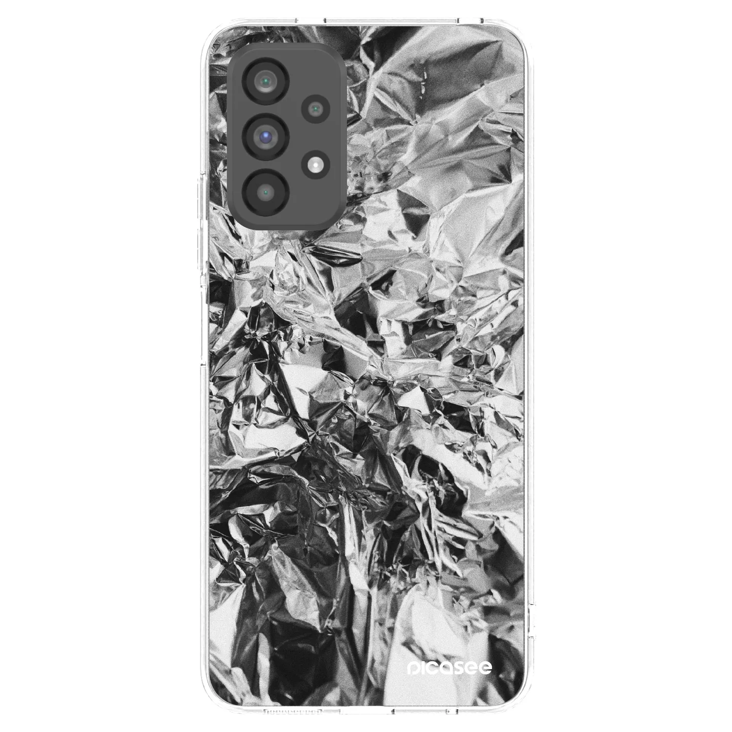 Picasee silikonový průhledný obal pro Samsung Galaxy A73 5G - Chrome