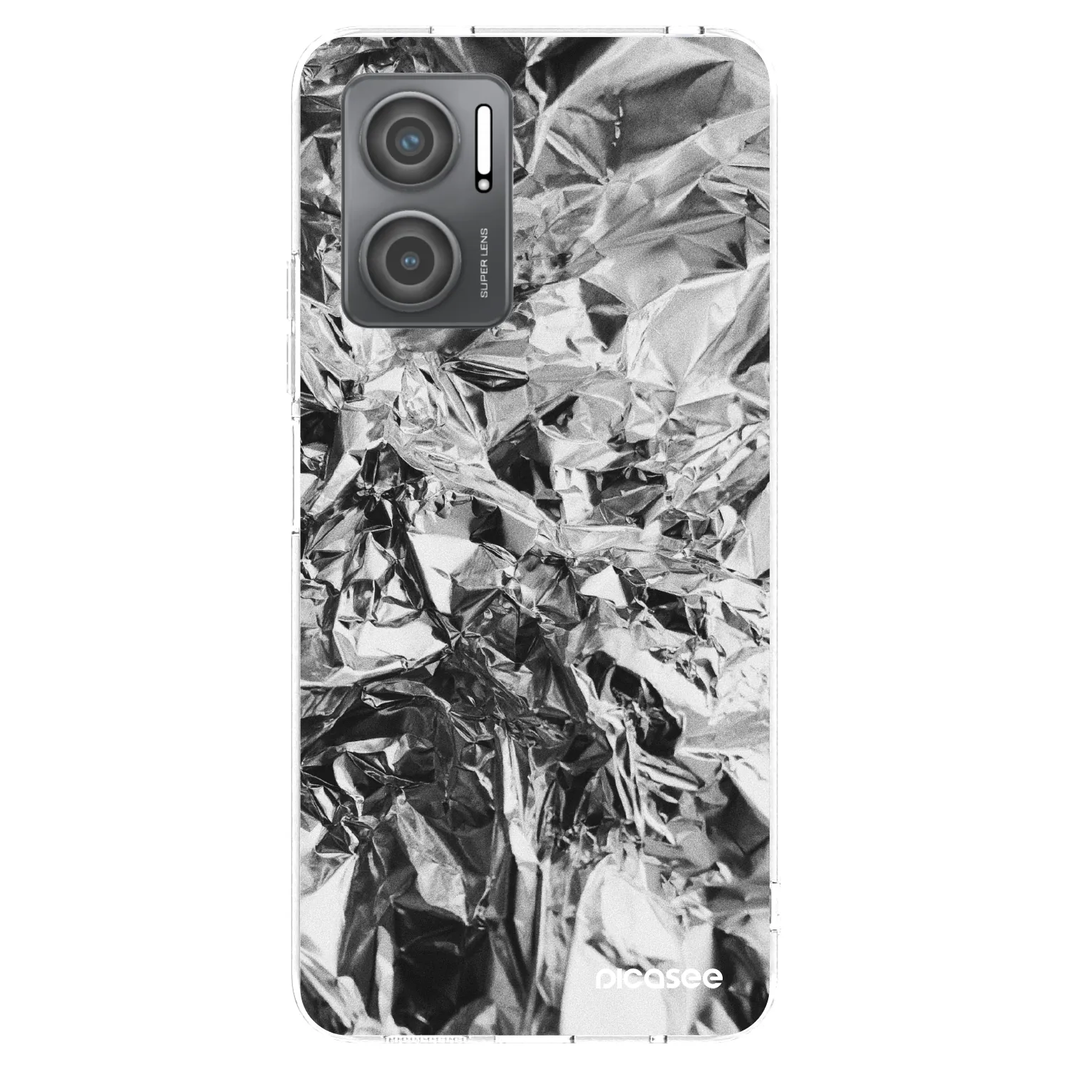 Picasee silikonový průhledný obal pro Xiaomi Redmi 10 5G - Chrome