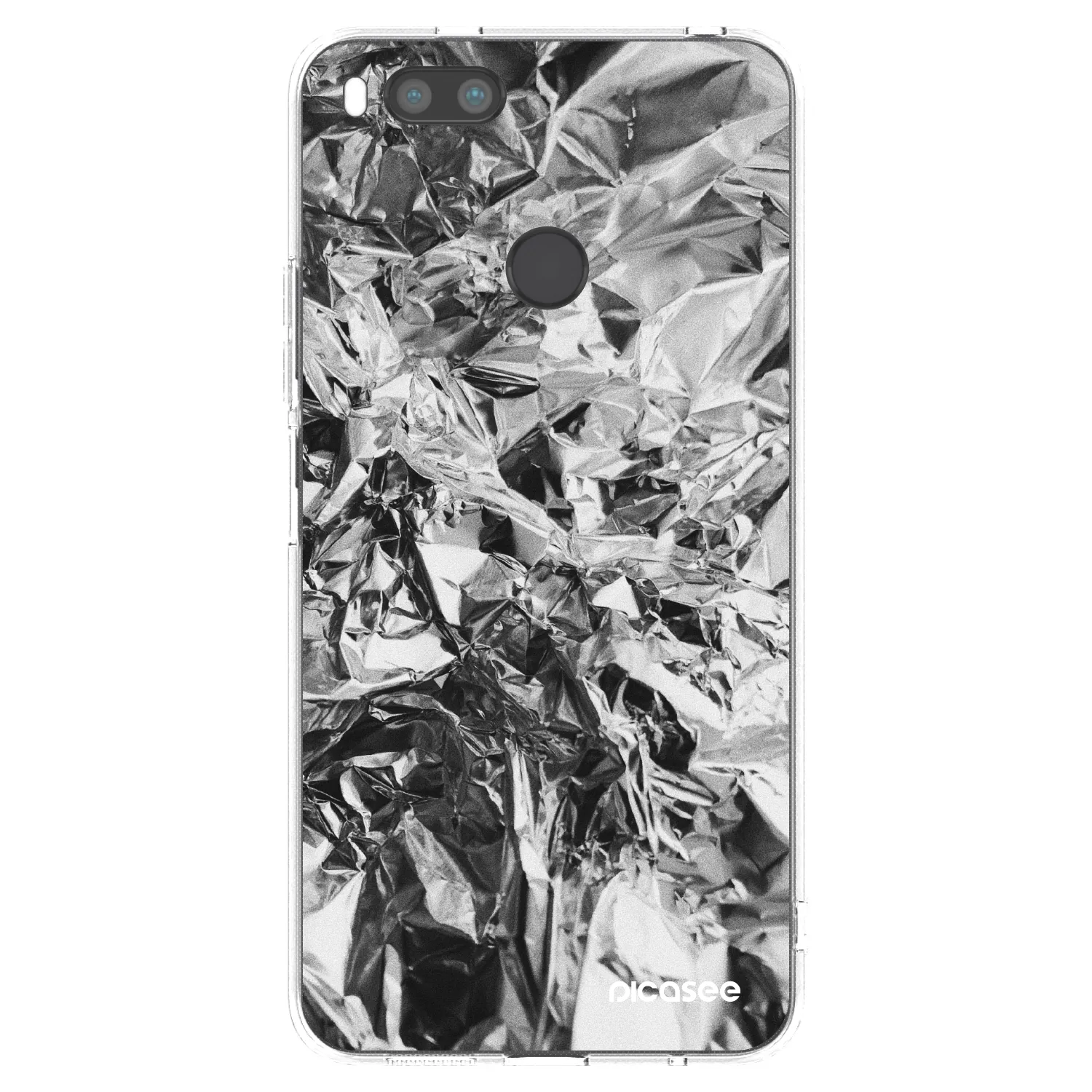 Picasee silikonový průhledný obal pro Xiaomi Redmi A1 - Chrome