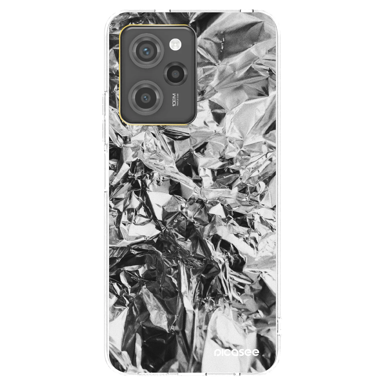 Picasee silikonový černý obal pro Xiaomi Poco X5 Pro - Chrome