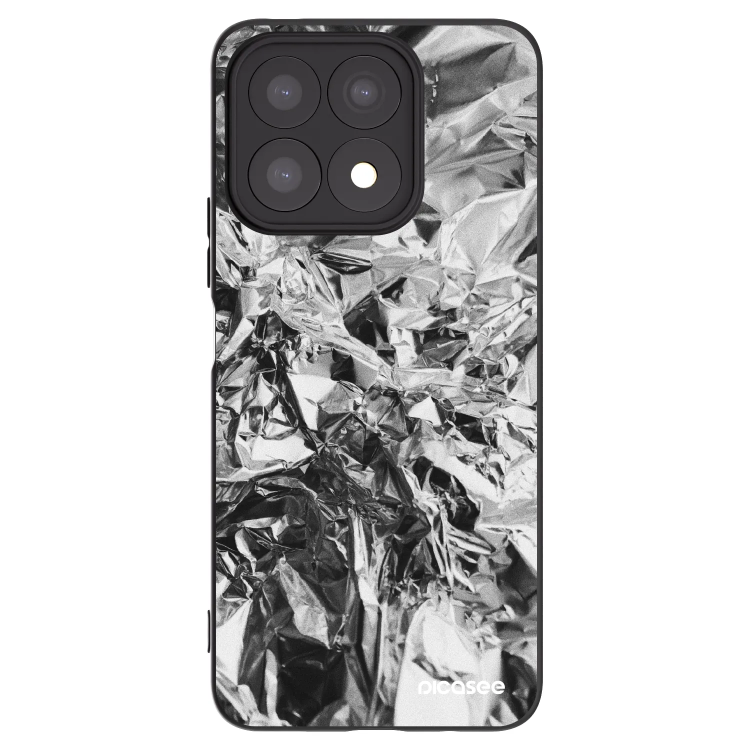 Picasee silikonový černý obal pro Honor X8a - Chrome