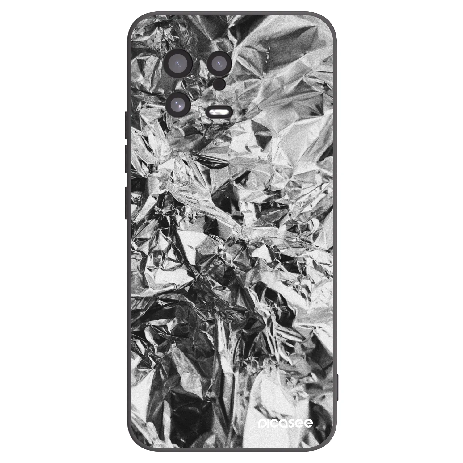 Picasee silikonový černý obal pro Xiaomi 13 - Chrome