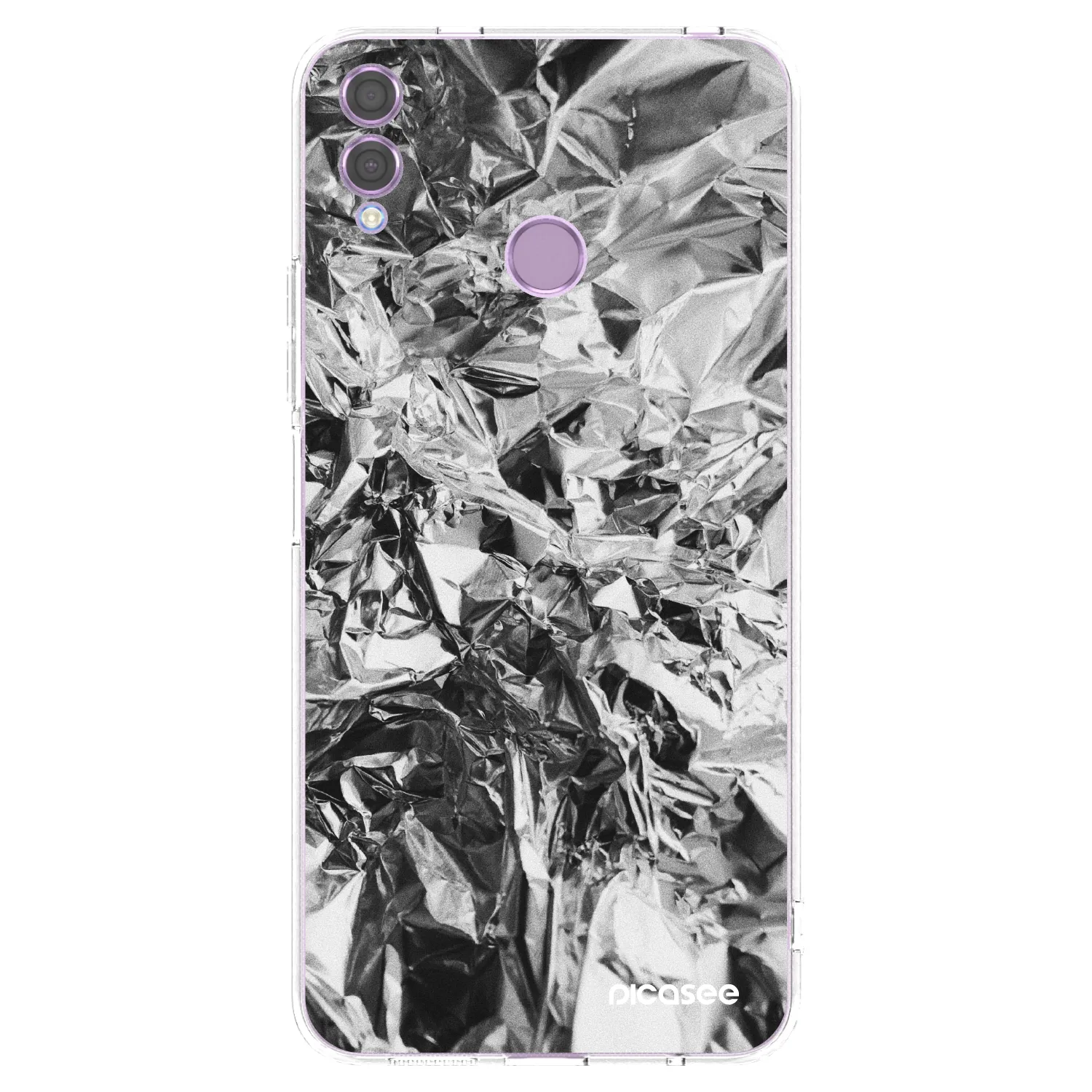 Picasee silikonový průhledný obal pro Honor 8X - Chrome