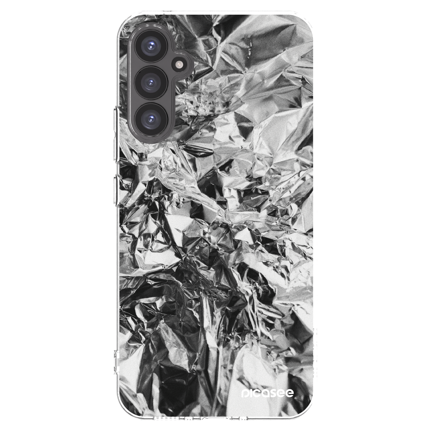 Picasee silikonový průhledný obal pro Samsung Galaxy A34 5G A346B - Chrome