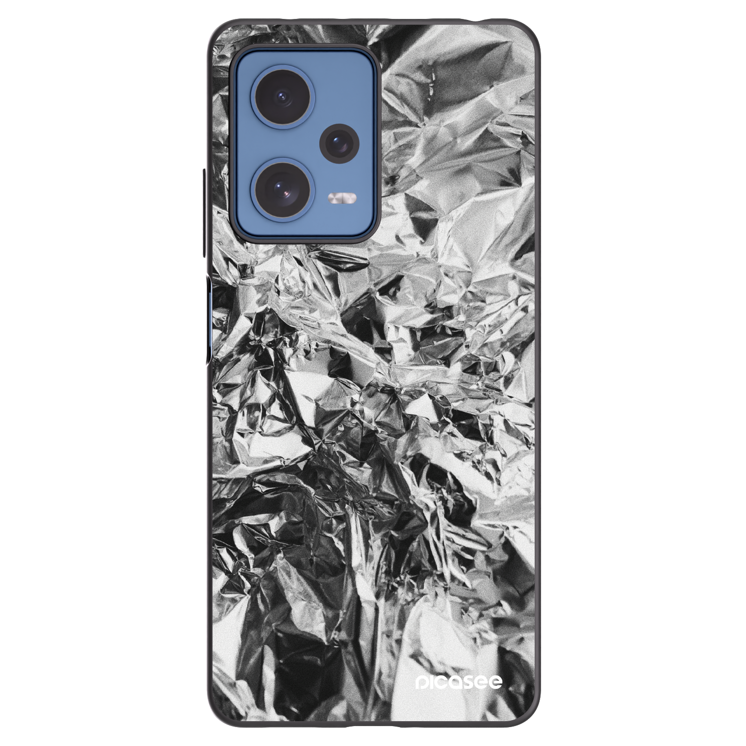 Picasee silikonový černý obal pro Xiaomi Redmi Note 12 Pro 5G - Chrome