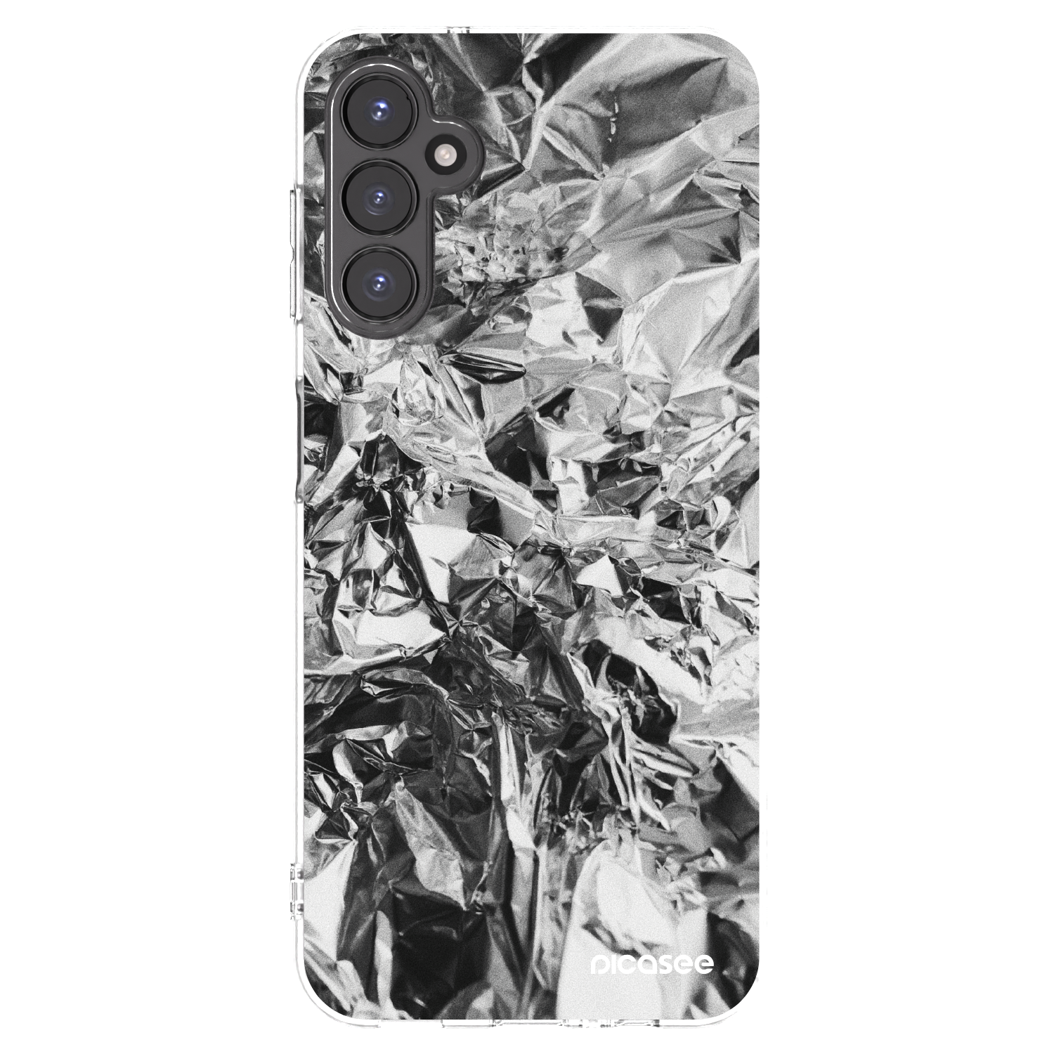 Picasee silikonový průhledný obal pro Samsung Galaxy A14 4G A145R - Chrome