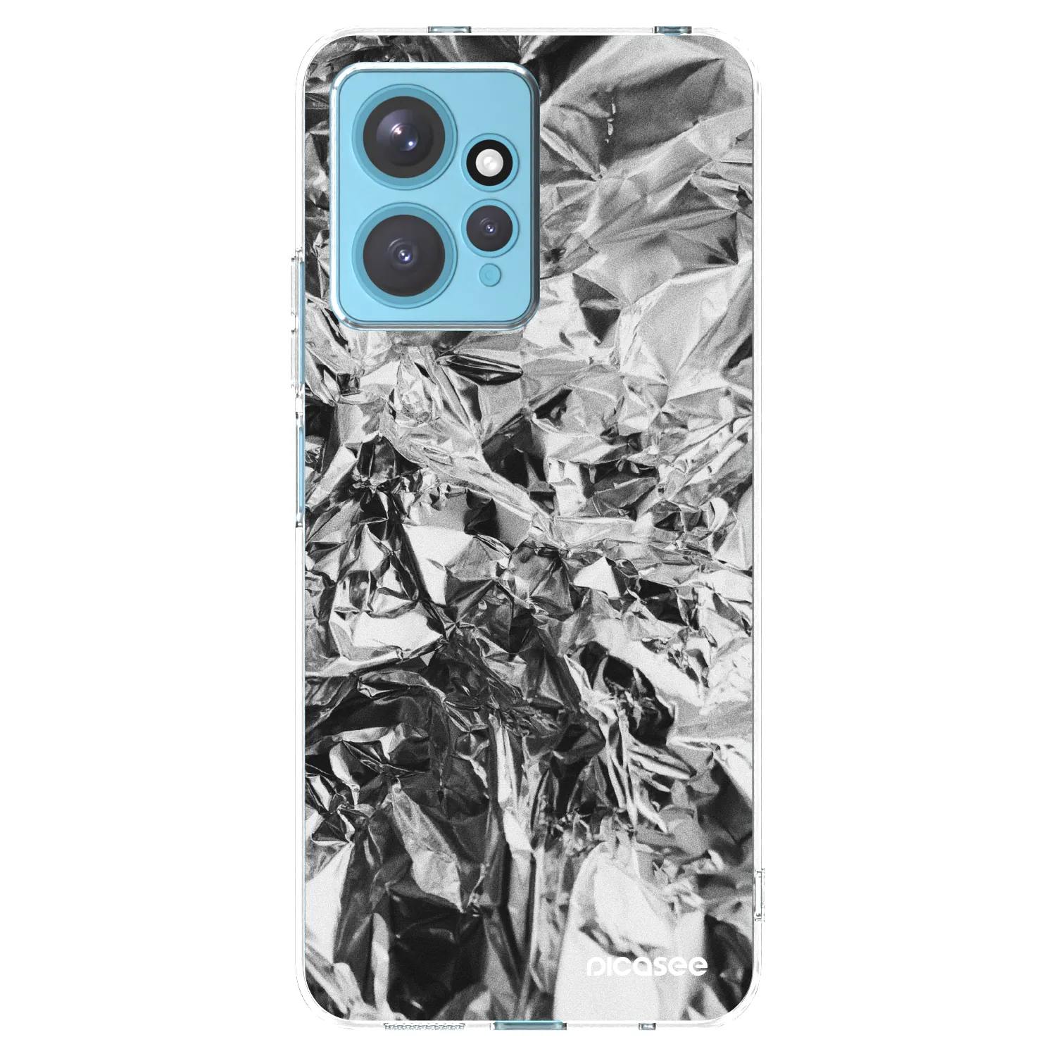 Picasee silikonový průhledný obal pro Xiaomi Redmi Note 12 4G - Chrome