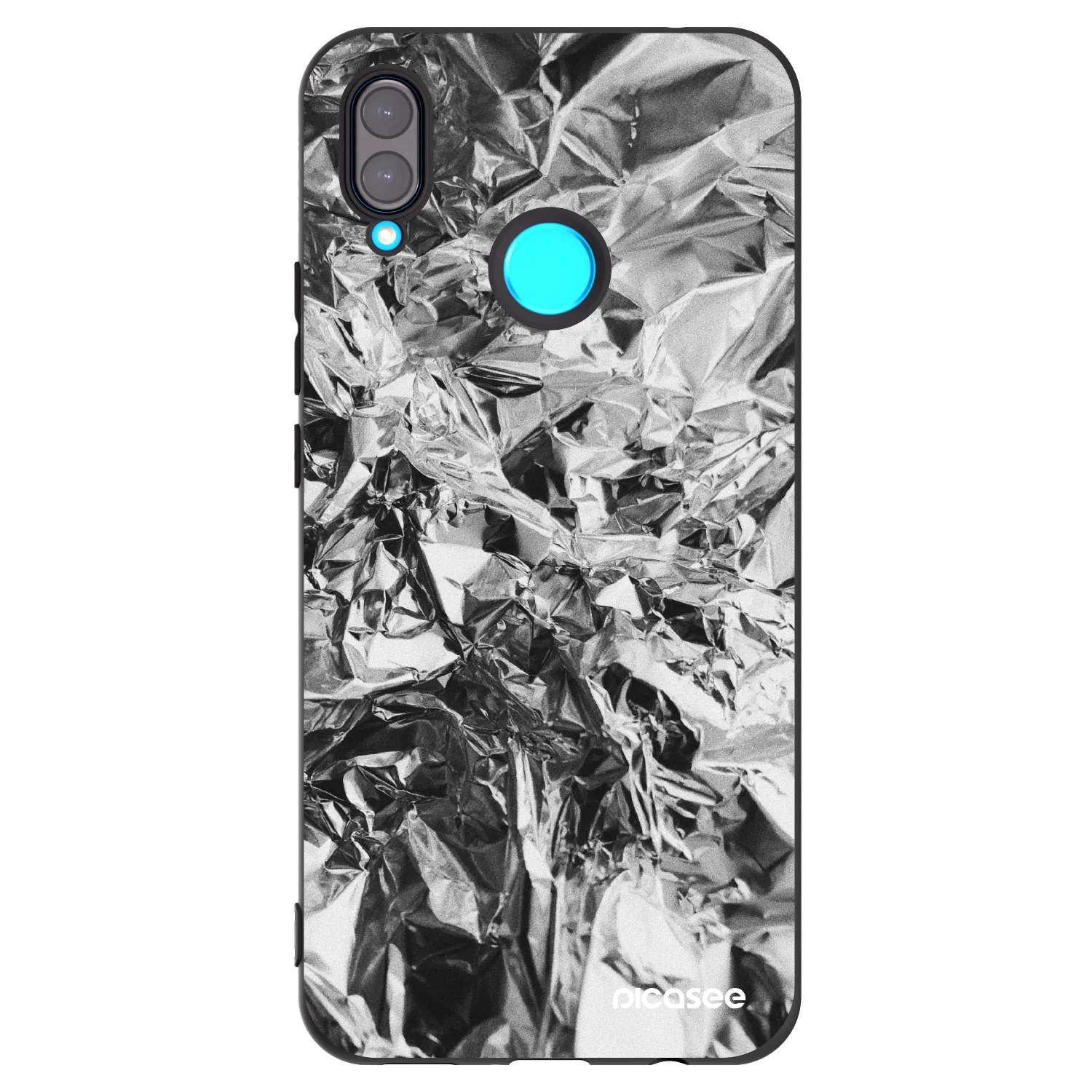 Picasee silikonový černý obal pro Huawei Nova 3 - Chrome