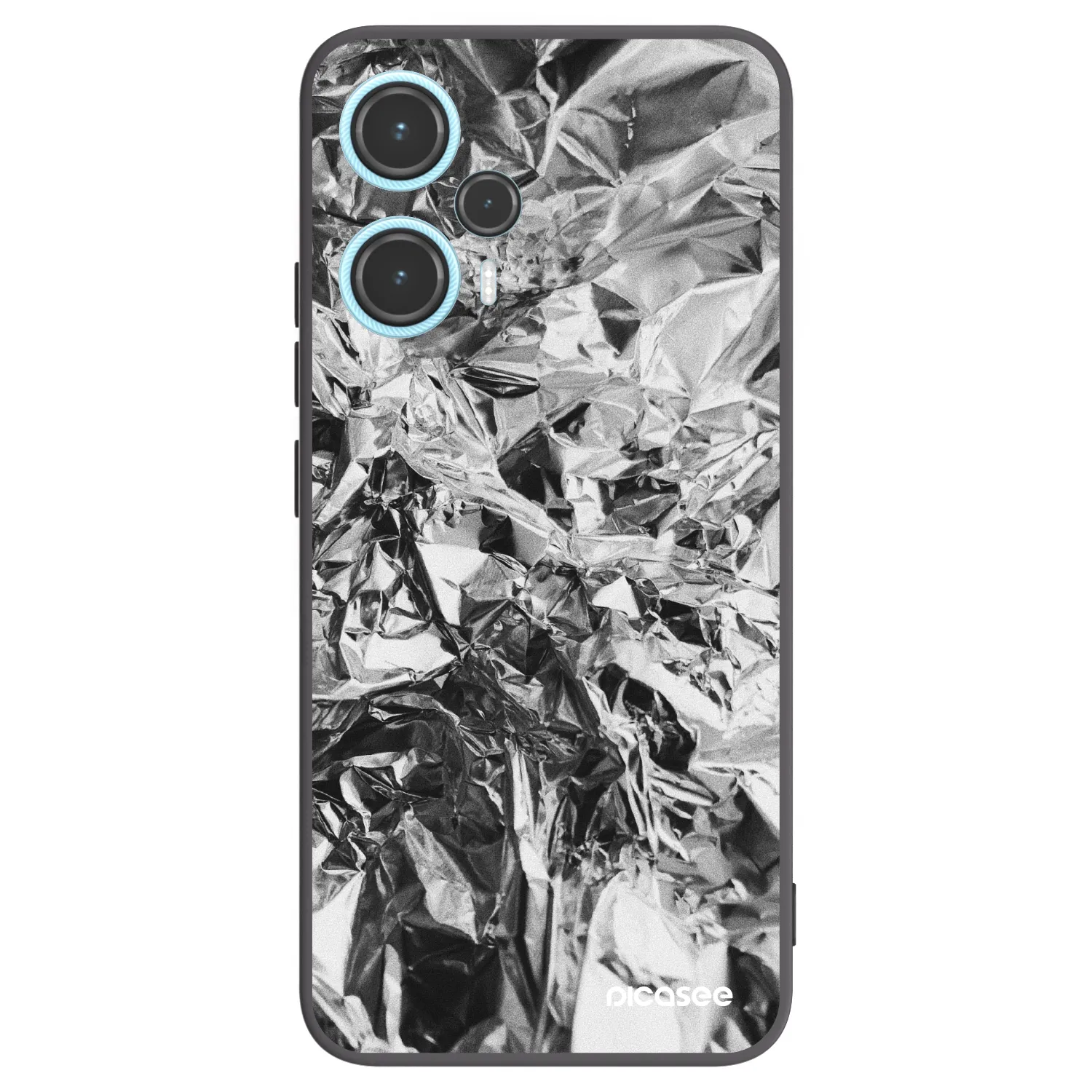 Picasee silikonový černý obal pro Xiaomi Poco F5 - Chrome