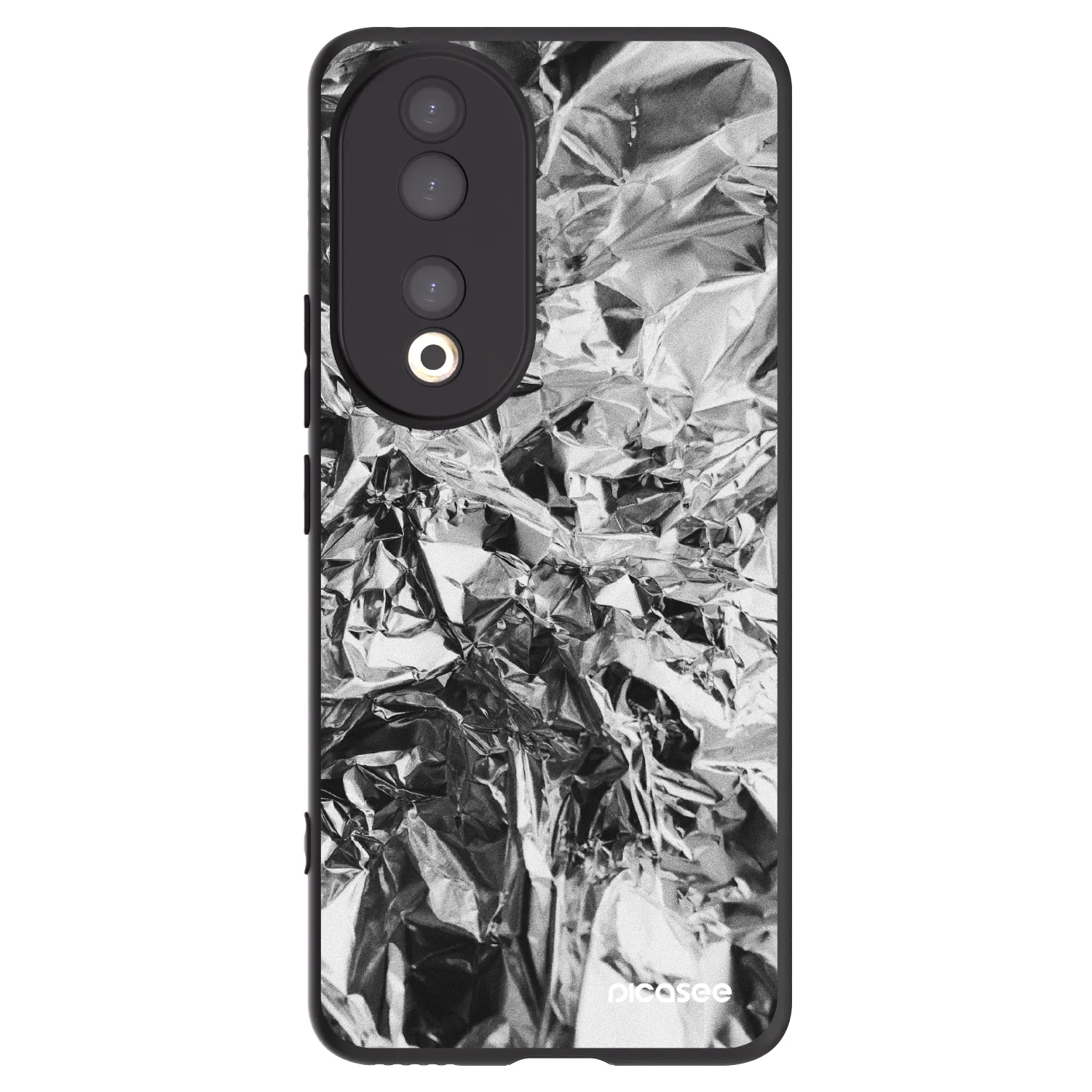 Picasee silikonový černý obal pro Honor 90 5G - Chrome