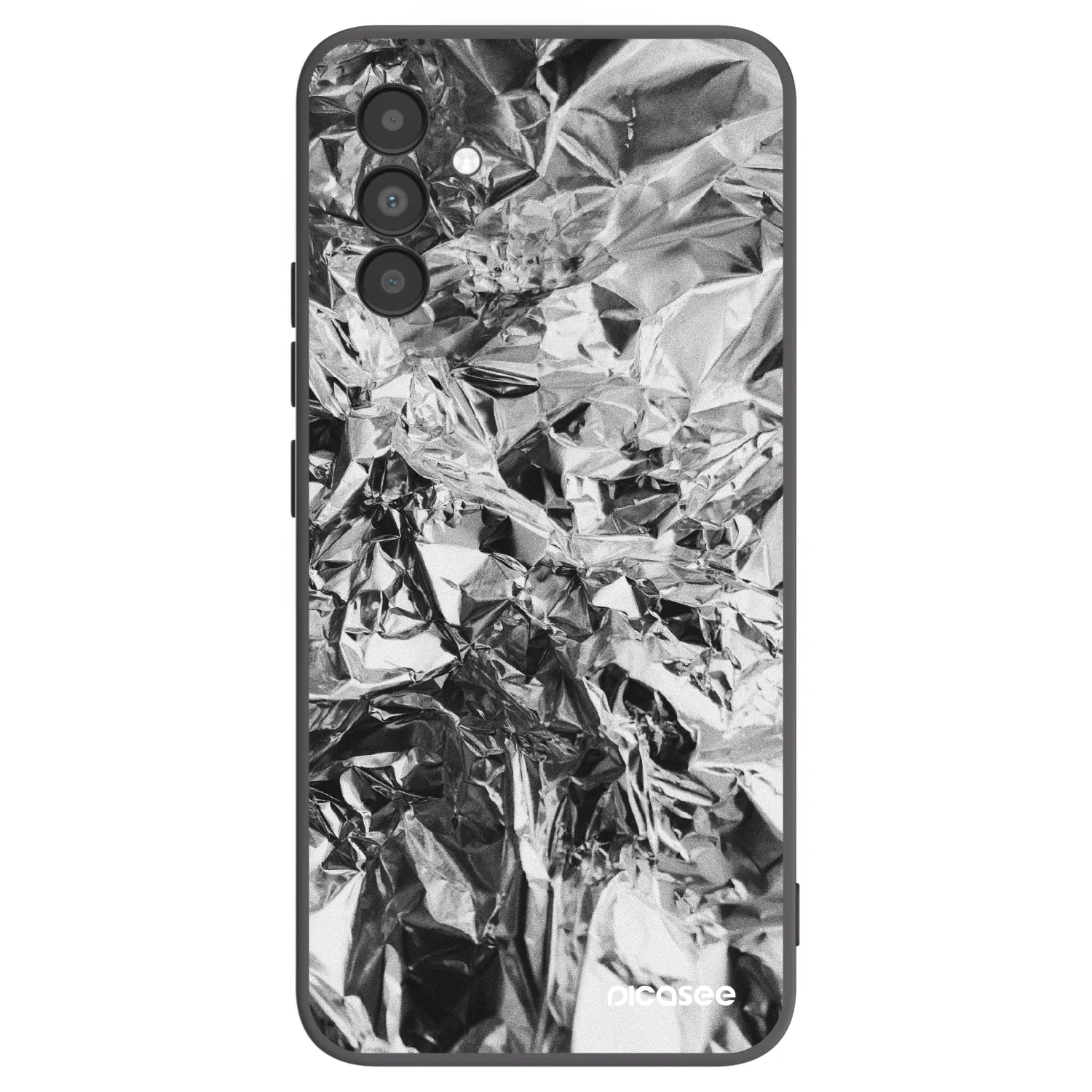 Picasee silikonový černý obal pro Samsung Galaxy A04s A047F - Chrome