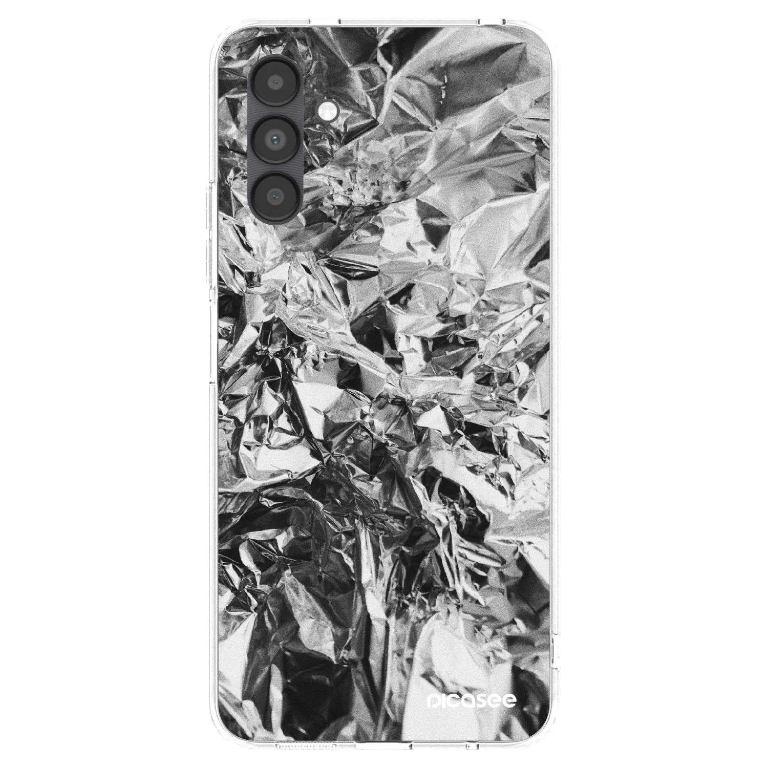 Picasee silikonový průhledný obal pro Samsung Galaxy A04s A047F - Chrome