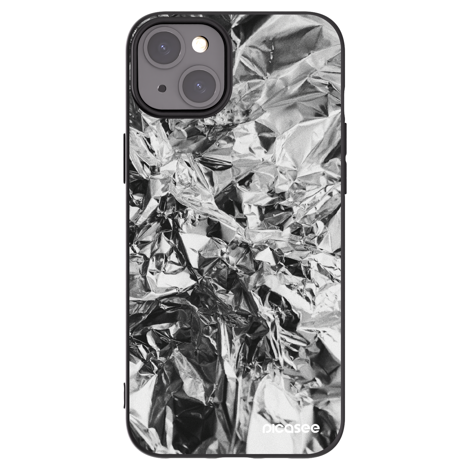 Picasee silikonový černý obal pro Apple iPhone 15 Plus - Chrome