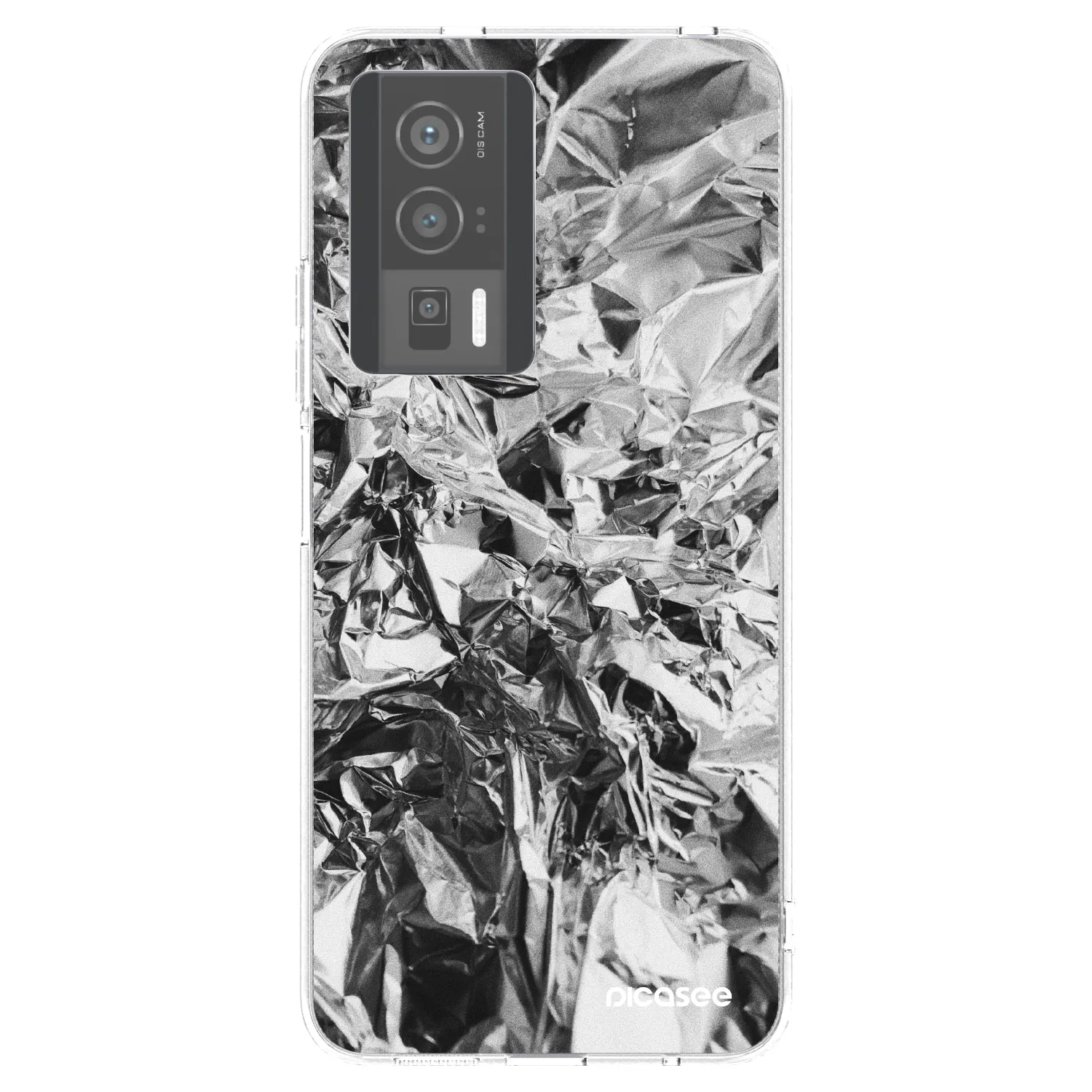 Picasee silikonový průhledný obal pro Xiaomi Poco F5 Pro 5G - Chrome