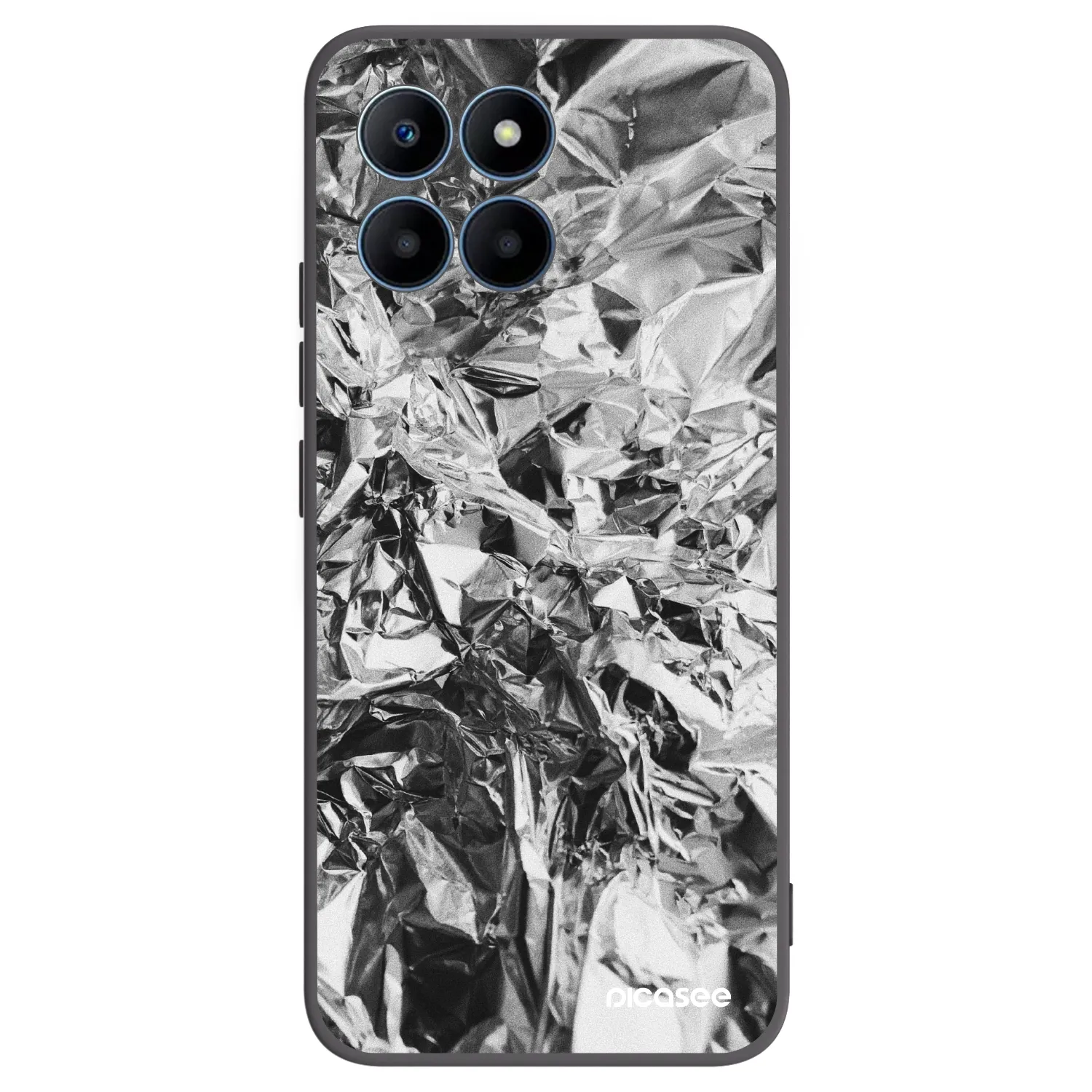 Picasee silikonový černý obal pro Honor 70 Lite - Chrome