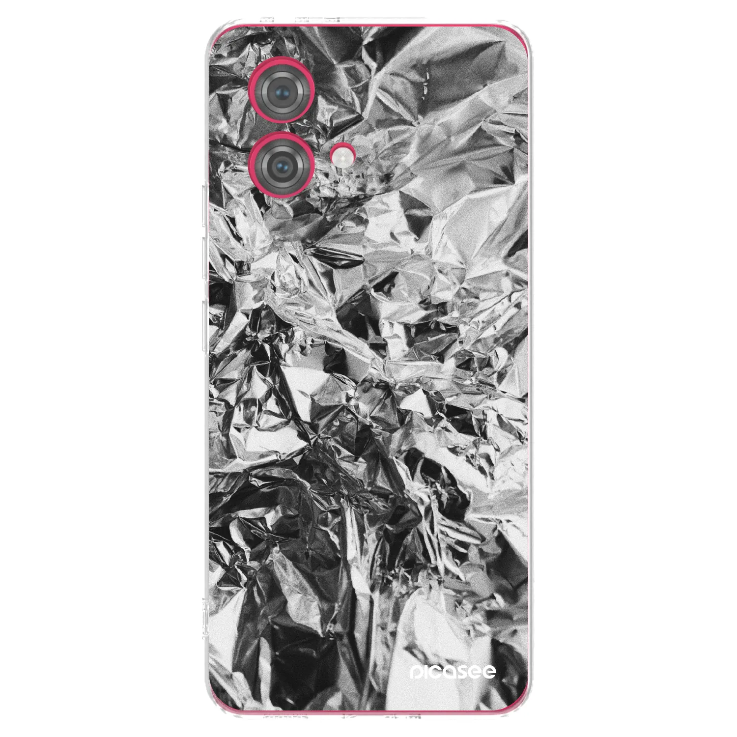 Picasee silikonový průhledný obal pro Motorola Moto G84 5G - Chrome