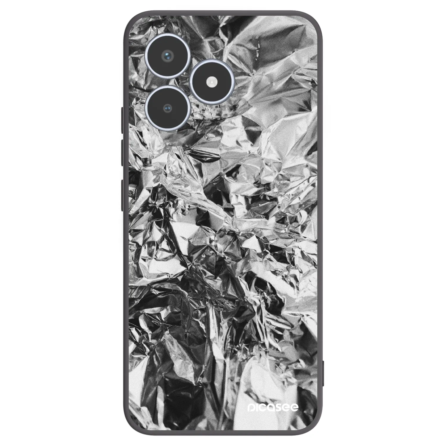 Picasee silikonový černý obal pro Realme C53 - Chrome