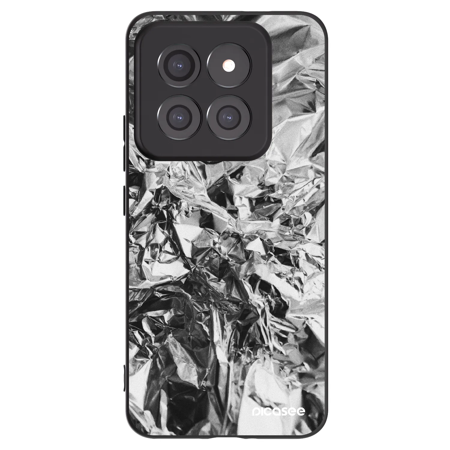Picasee silikonový černý obal pro Xiaomi 14 Pro - Chrome