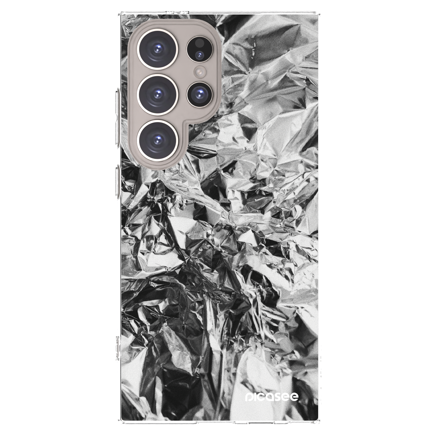 Picasee silikonový průhledný obal pro Samsung Galaxy S24 Ultra S928B 5G - Chrome