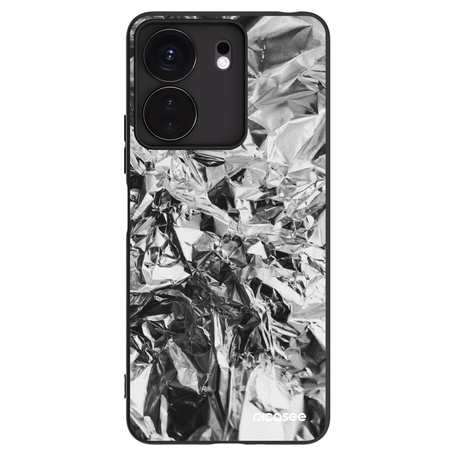 Picasee silikonový černý obal pro Xiaomi Redmi 13C 4G - Chrome