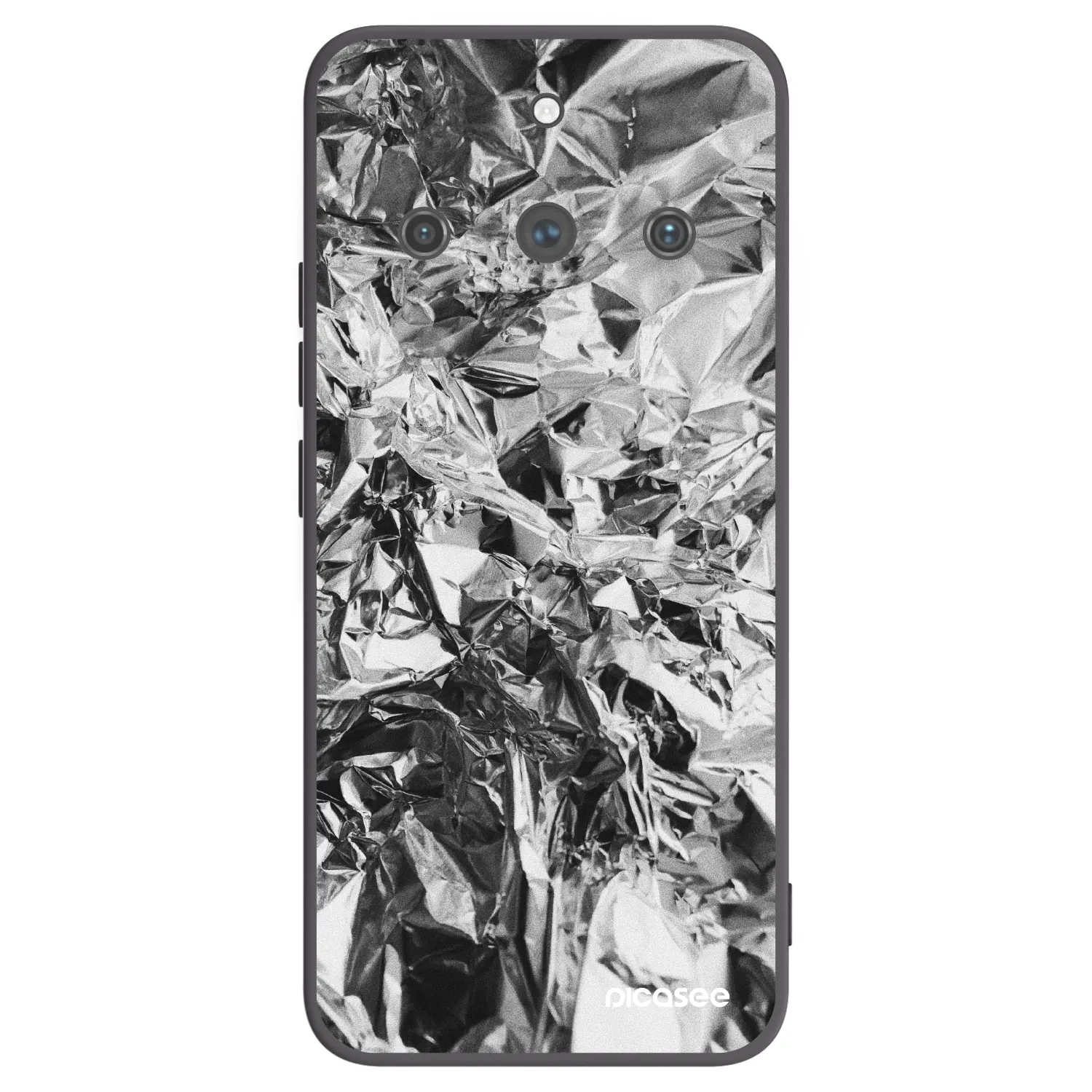 Picasee silikonový černý obal pro Realme 11 Pro+ - Chrome