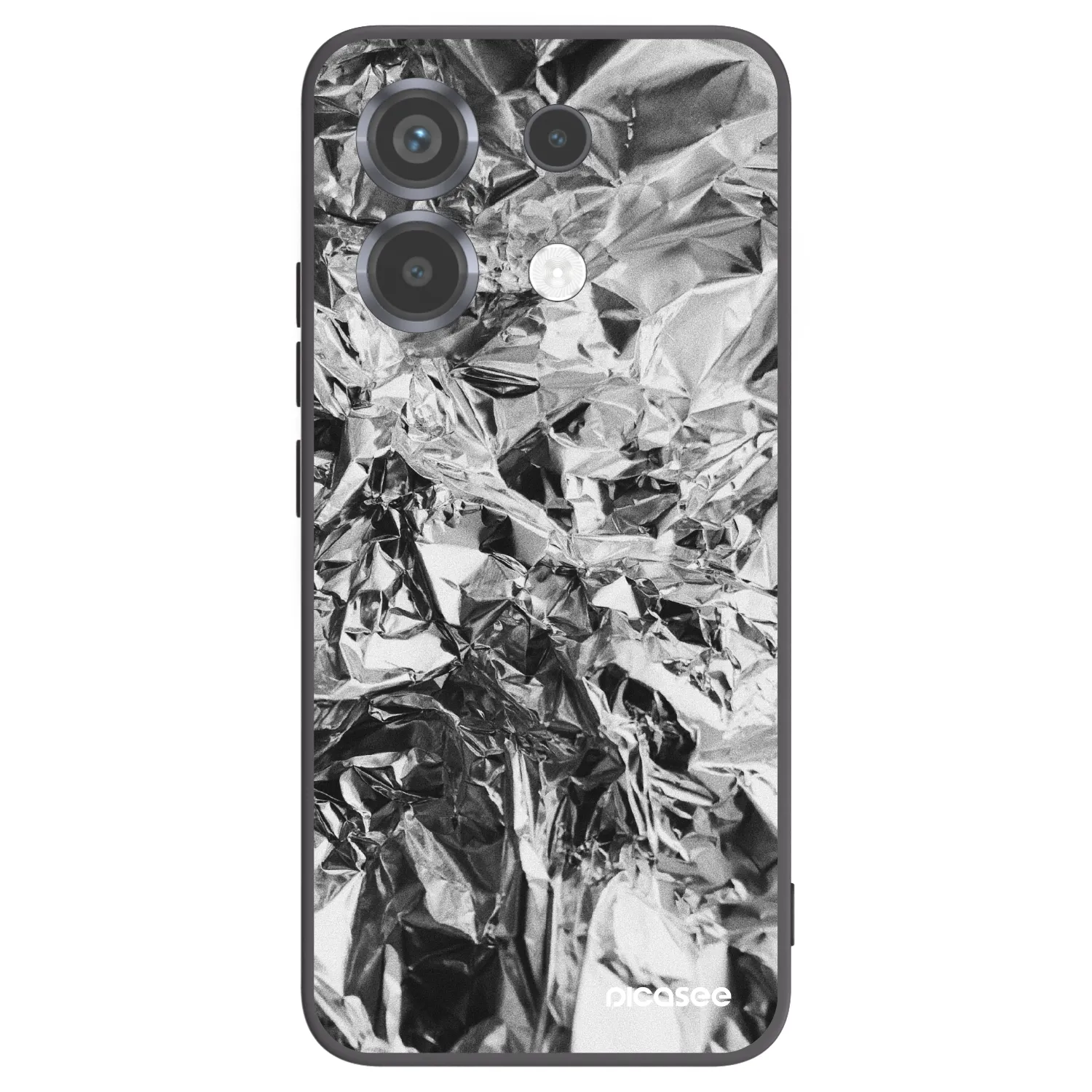 Picasee silikonový černý obal pro Xiaomi Poco X6 - Chrome