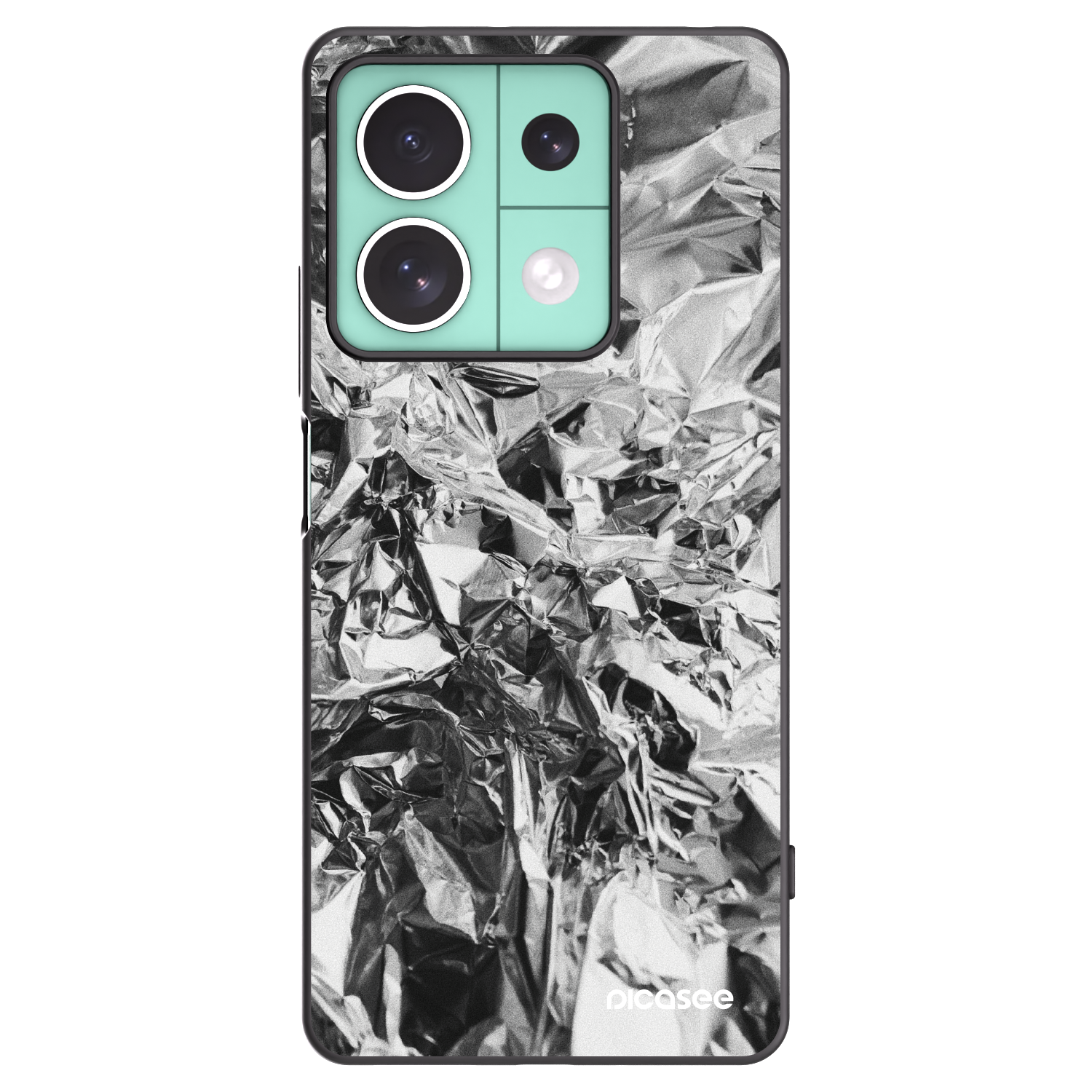 Picasee silikonový černý obal pro Xiaomi Redmi Note 13 5G - Chrome
