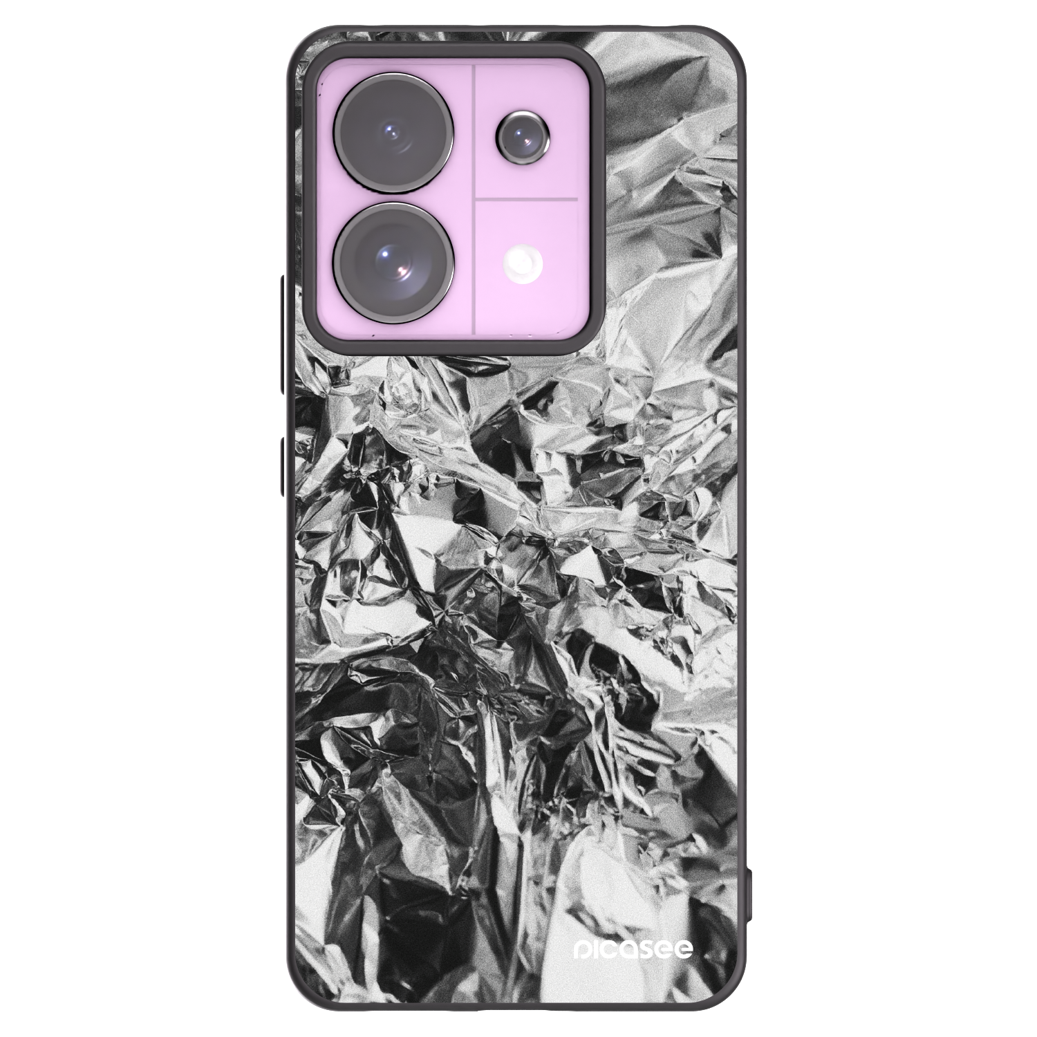 Picasee silikonový černý obal pro Xiaomi Redmi Note 13 Pro 5G - Chrome