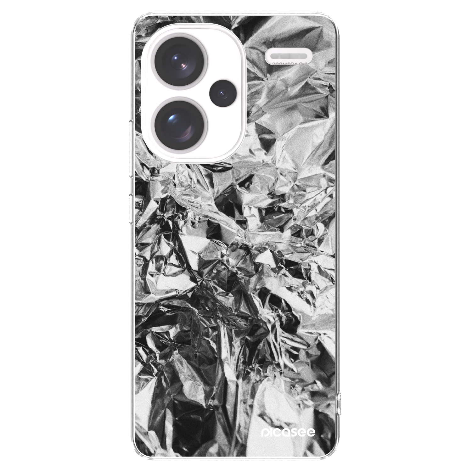 Picasee silikonový průhledný obal pro Xiaomi Redmi Note 13 Pro+ 5G - Chrome