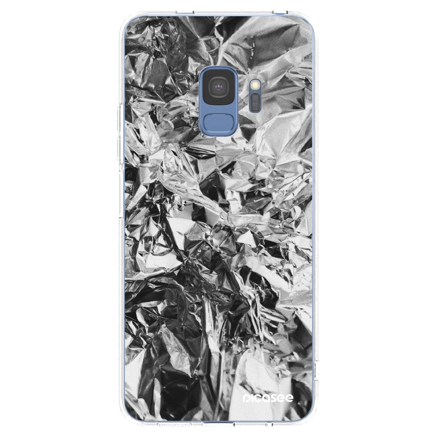 Picasee silikonový průhledný obal pro Samsung Galaxy S9 G960F - Chrome
