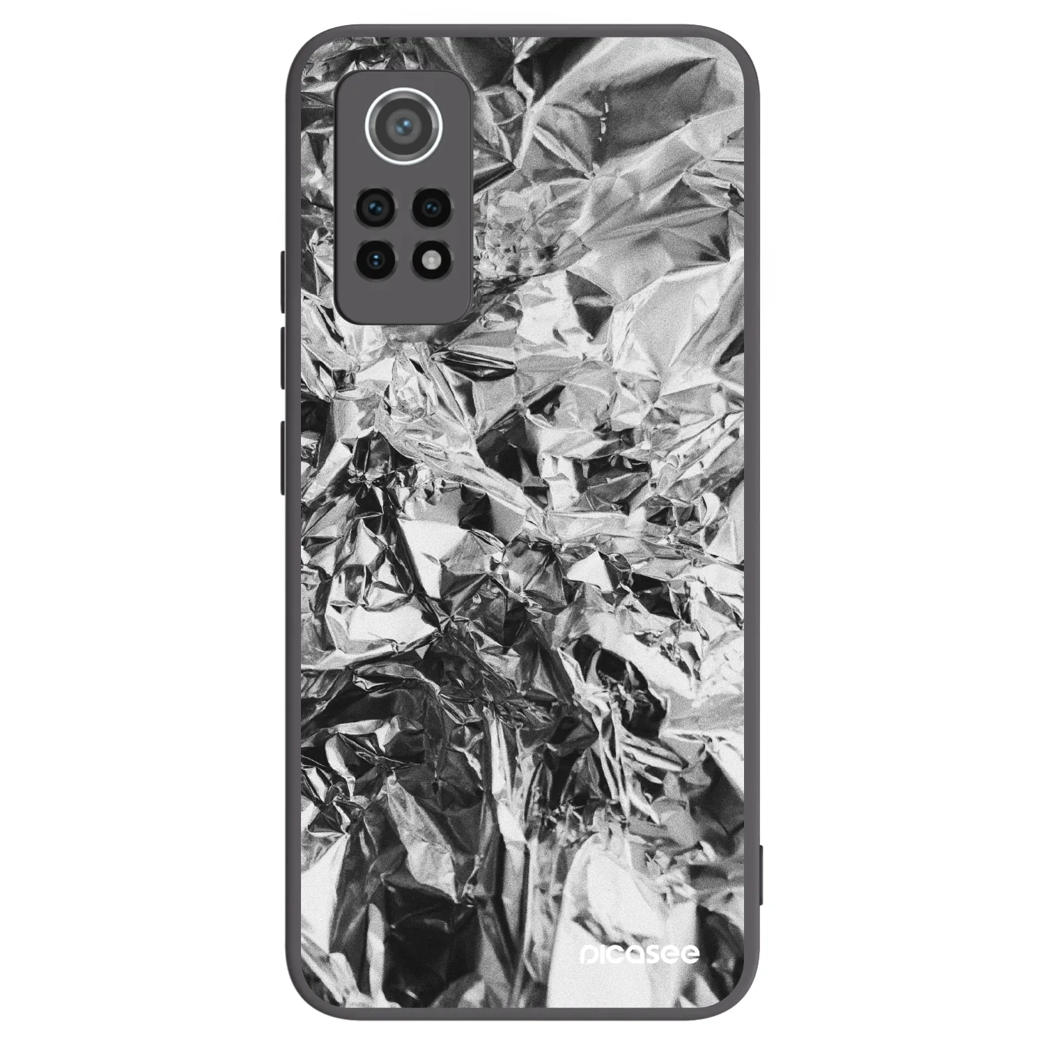 Picasee silikonový černý obal pro Xiaomi Redmi Note 12 Pro 4G - Chrome
