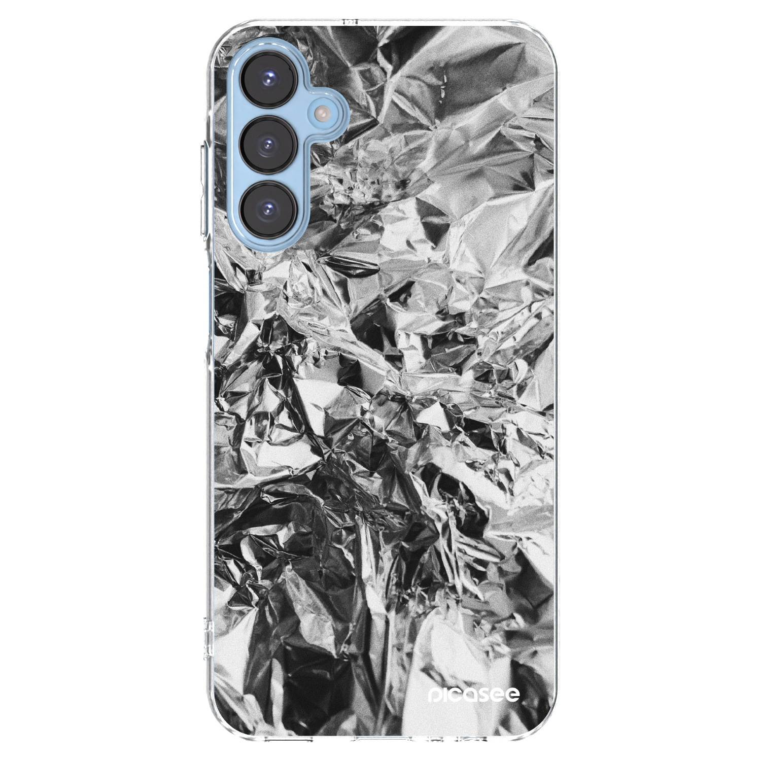 Picasee silikonový průhledný obal pro Samsung Galaxy A15 A156B 5G - Chrome