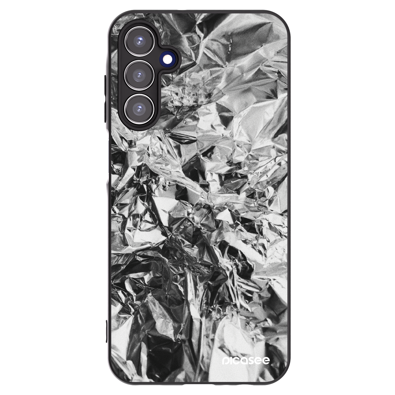 Picasee silikonový černý obal pro Samsung Galaxy A15 A155F 4G - Chrome