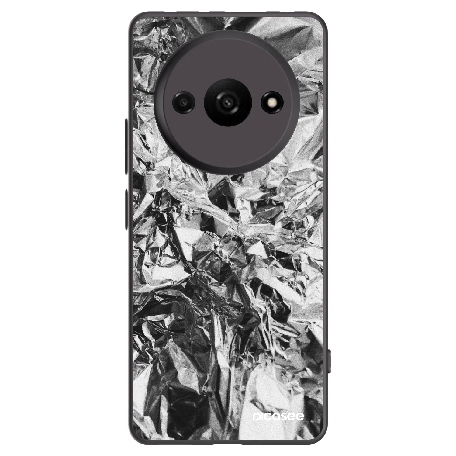 Picasee silikonový černý obal pro Xiaomi Redmi A3 - Chrome