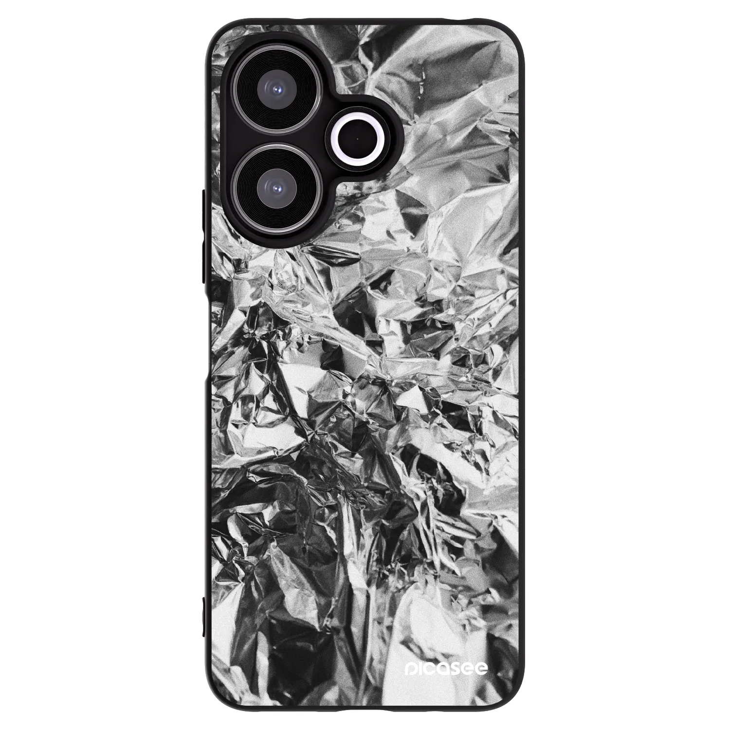 Picasee silikonový černý obal pro Xiaomi Redmi 13 4G - Chrome